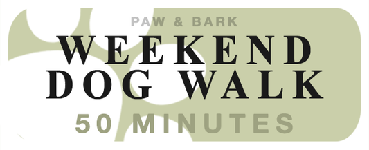 Weekend Solo Dog Walk (50min)